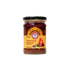 พ่อขวัญ น้ำพริกเผามันกุ้ง 225 กรัม 
POR KWAN  Shrimp Paste Chili Paste