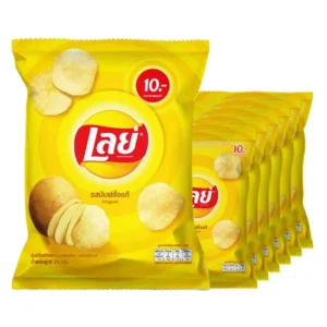 เลย์ มันฝรั่งแท้ทอดกรอบ รสมันฝรั่งแท้ 25 ก. แพ็ค 6 
LAY Classic Potato Chips Original Flavor