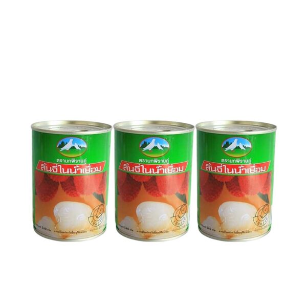 นกพิราบคู่ ลิ้นจี่ในน้ำเชื่อม 540 กรัม แพ็ค 3  
PIGEON Double Lychees Syrup