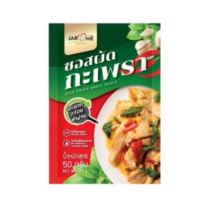 จะโหรม ซอสผัดกะเพรา 50 กรัม จะโหรม ซอสผัดกะเพรา 50 กรัม
JAROME stir-fried basil sauce
