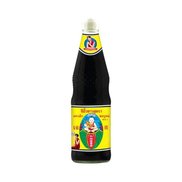 ซีอิ๊ว เด็ก เด็กสมบูรณ์ซีอิ้วขาวสูตร 1 700 มิลลิลิตร
DEKSOMBOON Soy Sauce Formula 1