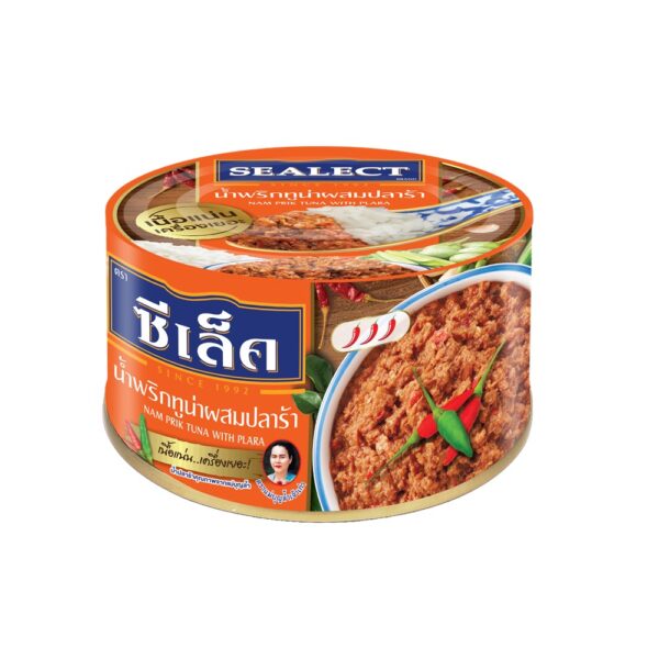 ซีเล็ค น้ำพริกทูน่าผสมปลาร้า 85กรัม 
SEALECT Nam Prik Tuna with Plara