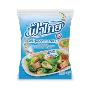 ฟ้าไทย ผงปรุงรสอาหาร รสหมู 800 กรัม 
FA THAI Pork Flavor Seasoning Powder