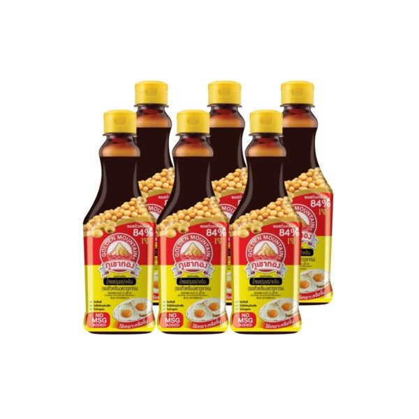 ภูเขาทอง ซอสปรุงรสฝาเหลือง ภูเขาทอง ซอสปรุงรสฝาเหลือง 110กรัม แพ๊ค 6
GOLDEN MOUNTAIN Yellow Cap Seasoning Sauce