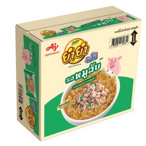 ยำยำจัมโบ้ หมูสับ 60ก. แพ็ค 30 
YUM YUM JUMBO MINCED PORK FLAVOUR