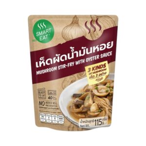 สมาร์ทอีท เห็ดผัดน้ำมันหอย 115 ก. 34 สมาร์ทอีท เห็ดผัดน้ำมันหอย 115 ก.
SMART EAT MUSHROOM OYSTER SAUCE