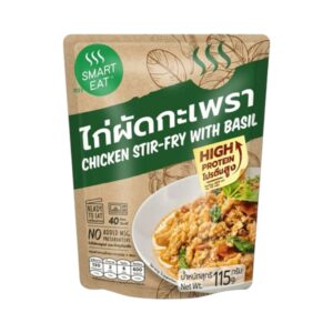 สมาร์ทอีท ไก่ผัดกะเพรา 115 ก.34 สมาร์ทอีท ไก่ผัดกะเพรา 115 ก.
SMART EAT Chicken Stir Fry with Basil