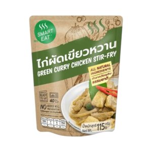 สมาร์ทอีท ไก่ผัดเขียวหวาน115ก. 34 สมาร์ทอีท ไก่ผัดเขียวหวาน115ก.
SMART EAT GREENCURRY CHICKEN
