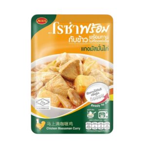 โรซ่า พร้อม แกงมัสมั่นไก่ 105 G. 33 โรซ่า พร้อม แกงมัสมั่นไก่ 105 G.
ROZA Chicken Masman Curry