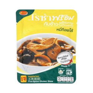 โรซ่า หมี่กึงพะโล้เจ 145กรัม 35 โรซ่า หมี่กึงพะโล้เจ 145กรัม
Roza Five Spice Gluten Stew J
