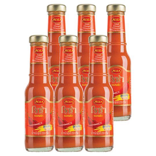 โรซ่าซอสพริก 200 กรัม แพ็ค 6 
 ROSA Chilli Sauce