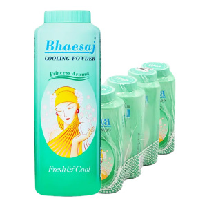เภสัช แป้งเย็น ปริ๊นเซส 100 ก. x 6   
BHAESAJ Princess Menthol Powder