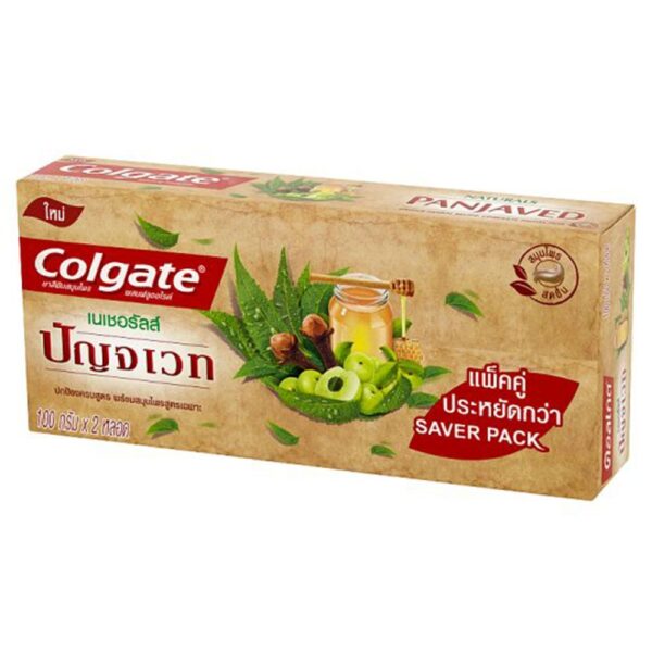 คอลเกต เนเชอรัลล์ ปัญจเวท 100 กรัม X2   
COLGATE NATURALS PANJAVED