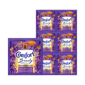 COMFORT Fabric Softener Beauty Aura Purple Rose and Lilac คอมฟอร์ท บิ้วตี้เพอร์ฟูม น้ำยาปรับผ้านุ่มเข้มข้น กลิ่นกุหลาบม่วงและดอกไลแลค 17 มล. x 24
COMFORT Fabric Softener Beauty Aura Purple Rose and Lilac