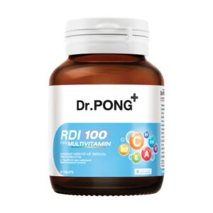 DR.PONG RDI100 เดลี่ มัลติวิตามิน 30 เม็ด  
DR.PONG RDI100 DAILY MULTIVITAMIN