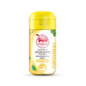 เต่าเหยียบโลก แป้งออริจินัล 22 ก.  
TAOYEABLOK DEODORANT POWDER ORIGINAL