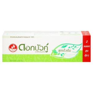 ดอกบัวคู่ยาสีฟันสมุนไพรสูตรดั้งเดิม 180X2  DOKBUAKU HERBAL TOOTHPASTE ORIGINAL