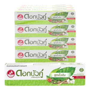 ดอกบัวคู่ยาสีฟันสมุนไพรสูตรดั้งเดิม 40 X 120  
DOKBUAKU HERBAL TOOTHPASTE ORIGINAL