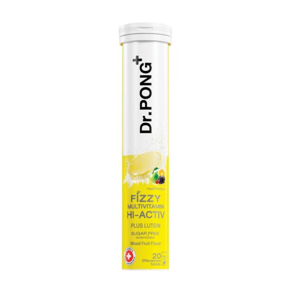 DR.PONG ฟิซซี่ มัลติวิต ไฮแอคทีฟ 20 เม็ด  
DR.PONG FIZZY MULTIVIT HIACTIV
