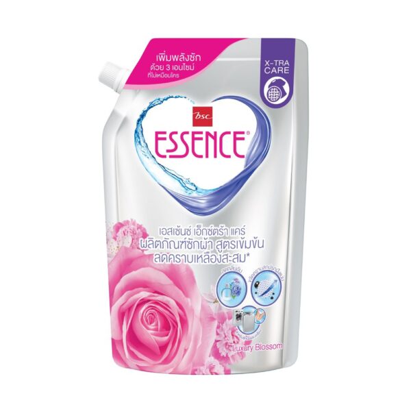 เอสเซ้นซ์น้ำยาซักผ้าเข้มข้นสีชมพู 600 มล. 
ESSENCE CONCENTRATED LIQUID PINK