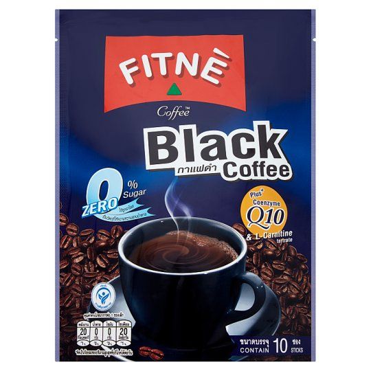 ฟิตเน่ แบลค คอฟฟี่ คิวเท็น 5 กรัม X 10 ซอง  
FITNE BLACK COFFEE Q10
