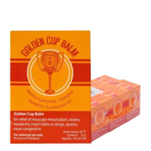 GOLDEN CUP Balm ถ้วยทอง ยาหม่อง 12 ก. x 6
GOLDEN CUP Balm