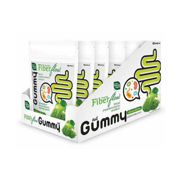 HANDY HERB FIBER FLOW GUMMY แฮนดี้เฮิร์บ ไฟเบอร์ โฟลว์กัมมี่ 4 ชิ้น แพ็ค 6
HANDY HERB FIBER FLOW GUMMY