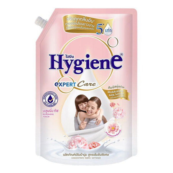 ไฮยีน น้ำยาปรับผ้านุ่มเอ็กซ์เพิร์ทแคร์ บลูมมิ่งทัช 1,000 มล. 
HYGIENE FABRIC SOFTENER EXPERT CARE BOOMING