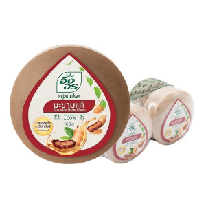 อิงอร สบู่ก้อนสมุนไพร สูตรมะขามแท้ 160 ก. x 4   
INGON Tamarind Herbal Soap