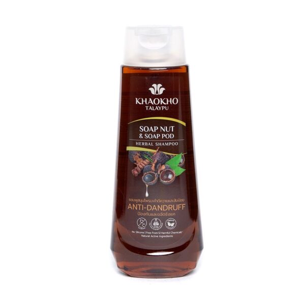 เขาค้อทะเลภู แชมพูมะคำดีควายส้มป่อย 330 มล. 
KHAOKHO SOAP NUT AND POD SHAMPOO