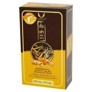 ลีฟเนสถั่งเช่า ยูซีทู 30 แคปซูล 
LIVNEST CORDYCEPS UC-II