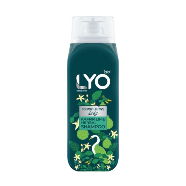 LYO KAFFIR LIME HERBAL SHAMPOO ไลโอ แชมพูสมุนไพรมะกรูด 200 มล.
LYO KAFFIR LIME HERBAL SHAMPOO