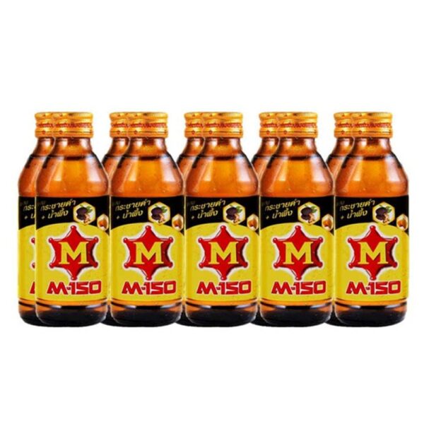 เอ็ม-150 เครื่องดื่มชูกำลัง กระชายดำ+น้ำผึ้ง 150 มล. แพ็ค 10  
M-150 ENERGY DRINK WITH BLACK GINGER+HONEY