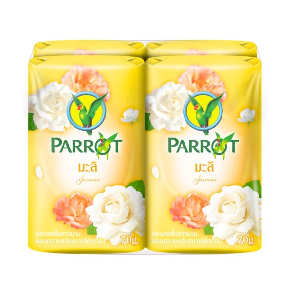 พฤกษานกแก้วสบู่มะลิ เหลือง 70ก.X4   
PARROT BOTANICALS 70GX4JASMINE YELLOW
