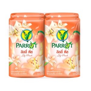 พฤกษานกแก้วสบู่ ลิลลี่ พีช 105 ก.X4  
PARROT BOTANICALS LILY PEACH