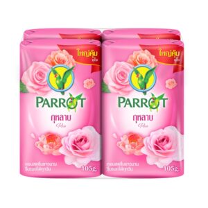 พฤกษานกแก้วสบู่กลิ่นกุหลาบ 105 ก.X4   
PARROT BOTANICALS SOAP ROSE