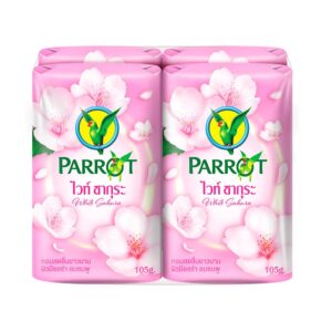 พฤกษานกแก้วสบู่ ไวท์ซากุระ 105 ก.X4  
PARROT BOTANICALS WHITE SAKURA