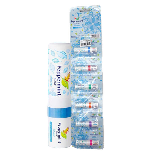 PEPPERMINT FIELD Inhaler Tube เป๊ปเปอร์มิ้นท์ ฟิลด์ ยาดม x 12
PEPPERMINT FIELD Inhaler Tube