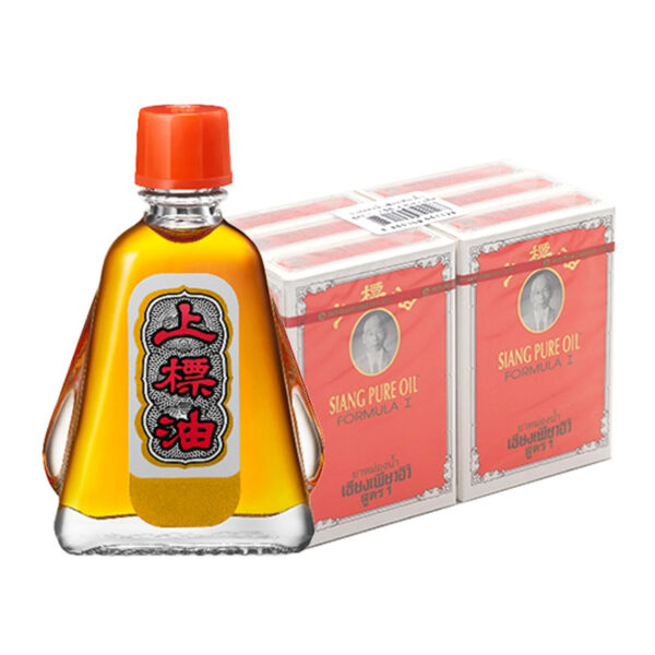 เซียงเพียวอิ๊ว ยาหม่องน้ำ 7 มล. x 6  
SIANG PURE OIL Inhaler