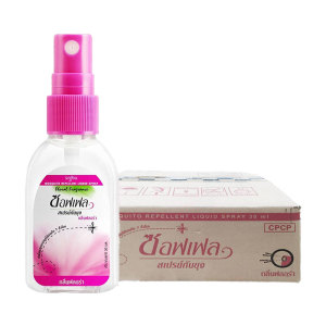 ซอฟเฟล สเปร์ยกันยุง ฟลอร่า 30 มล. x 72  
SOFFELL SPRAY MOSQUITO REPELLENT FLORAL