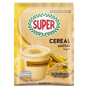 SUPER Cereal Instant Cereal Beverage ซุปเปอร์ ซีเรียล เครื่องดื่มธัญญาหารปรุงสำเร็จชนิดผง 25 ก. แพ็ค 20 ซอง
SUPER Cereal Instant Cereal Beverage