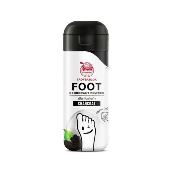 เต่าเหยียบโลก แป้งทาเท้า ชาร์โคล 30 ก.  
TAOYEABLOK FOOT DEO CHARCOAL