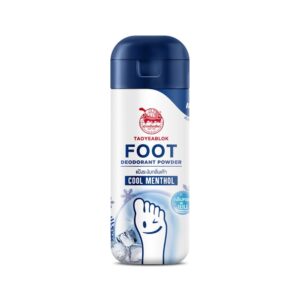 เต่าเหยียบโลก แป้งทาเท้า คูล เมนทอล 30 ก.  
TAOYEABLOK FOOT DEO COOL MENTHOL