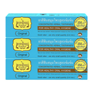 เทพไทยยาสีฟันสมุนไพรดั้งเดิม 70 กรัม x 3 
TEPTHAI HERBAL TP ORIGINAL