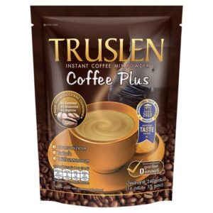 ทรูสเลน กาแฟ คอฟฟี่ พลัส 16 ก.X15 ซอง 
TRUSLEN COFFEE PLUS 3IN1 COFFEE