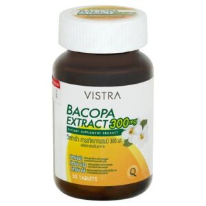 วิสทร้า สารสกัดจากพรมมิ 300 มก.30 เม็ด  
VISTRA BACOPA EXTRACT