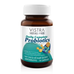วิสทร้า ไวเทิล-โปร โพรไบโอติกส์ 14 แคปซูล  
VISTRA VITAL-PRO PROBIOTICS