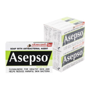 อาเซปโซ สบู่ก้อน สูตรไฮจินิค เฟรช 80 ก. x 4  
ASEPSO Soap Hygienic Fresh