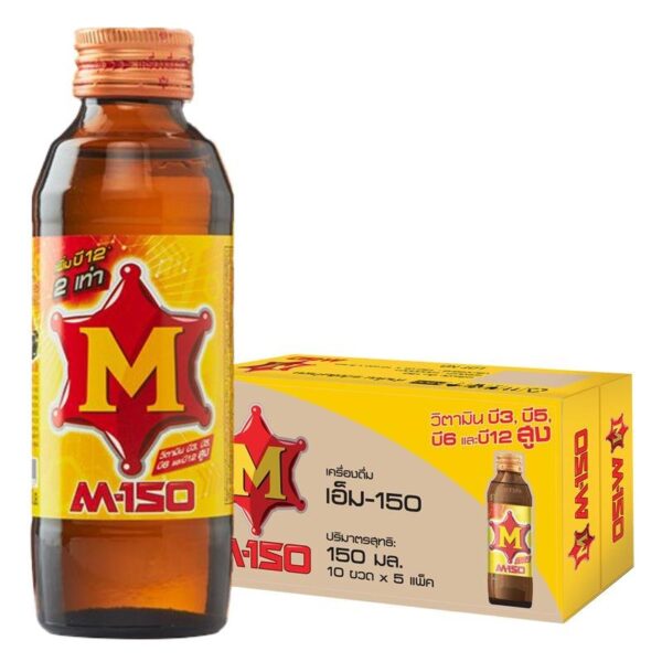 เอ็ม 150 เครื่องดื่ม 150  มล. แพ็ค 50  
M-150 ENERGY DRINK