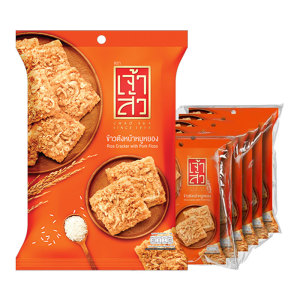 เจ้าสัว ข้าวตังหน้าหมูหยอง 30 ก. x 6 
CHAO SUA Rice Cracker with Pork Floss